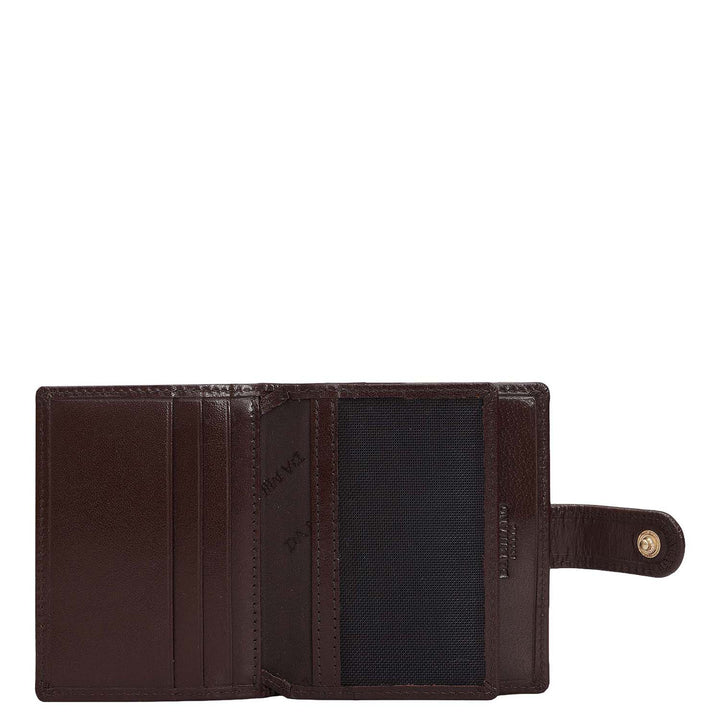 10 Slots Leather Card Case - Brown