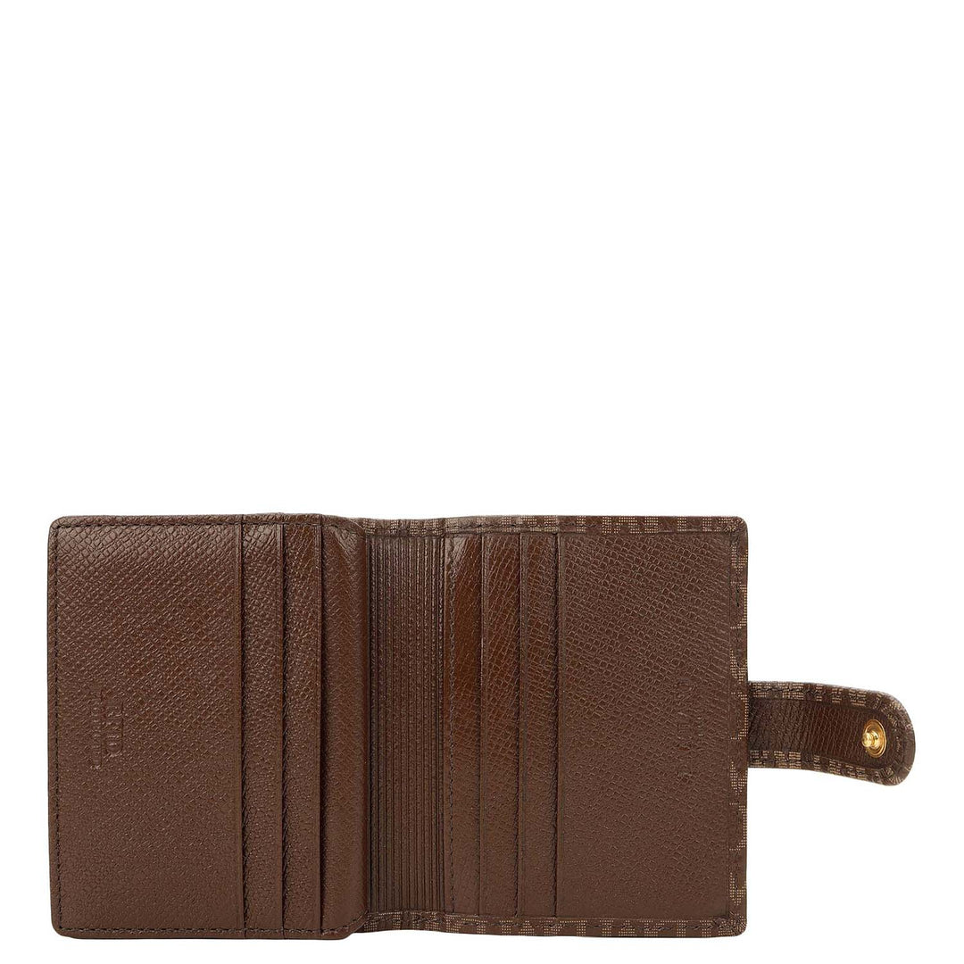 Monogram Card Case - Walnut