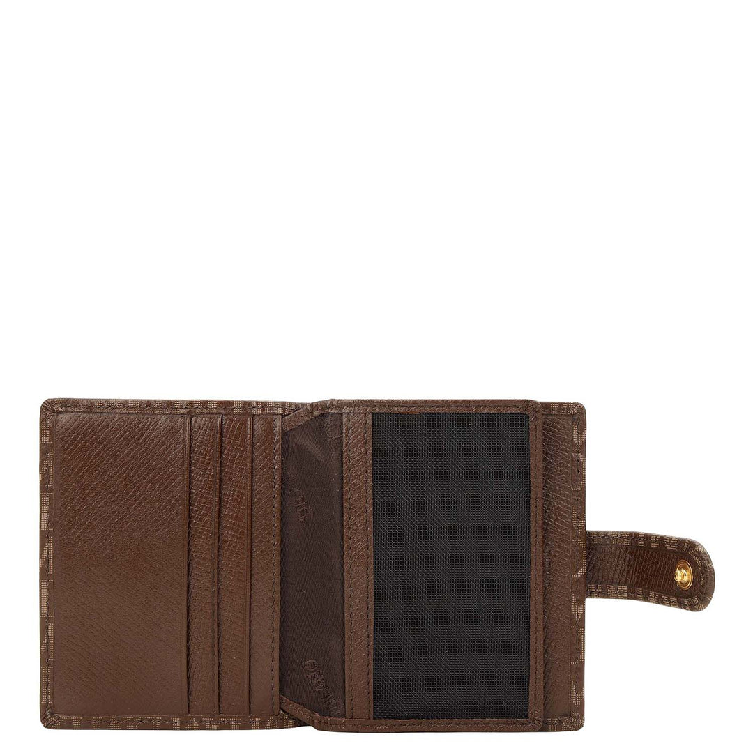 Monogram Card Case - Walnut
