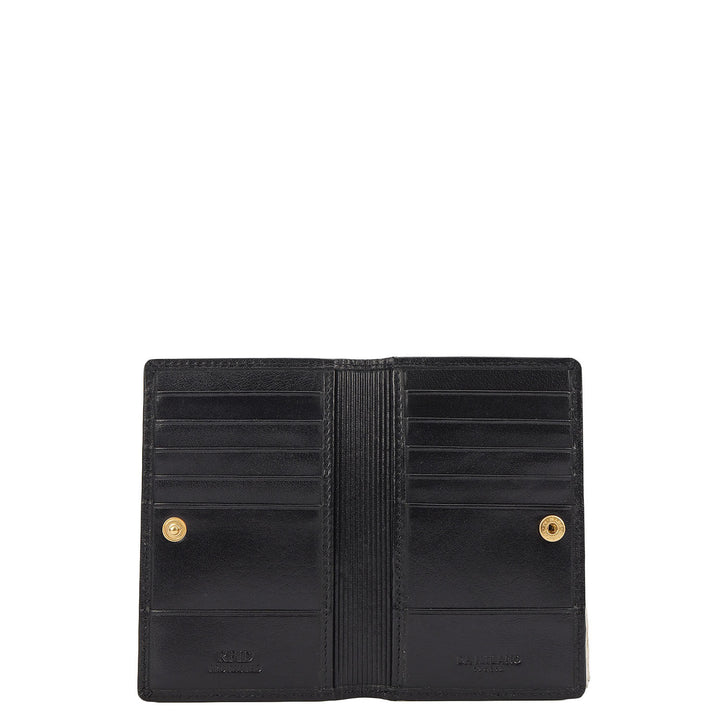 Multi Slot Leather Card Case - Black