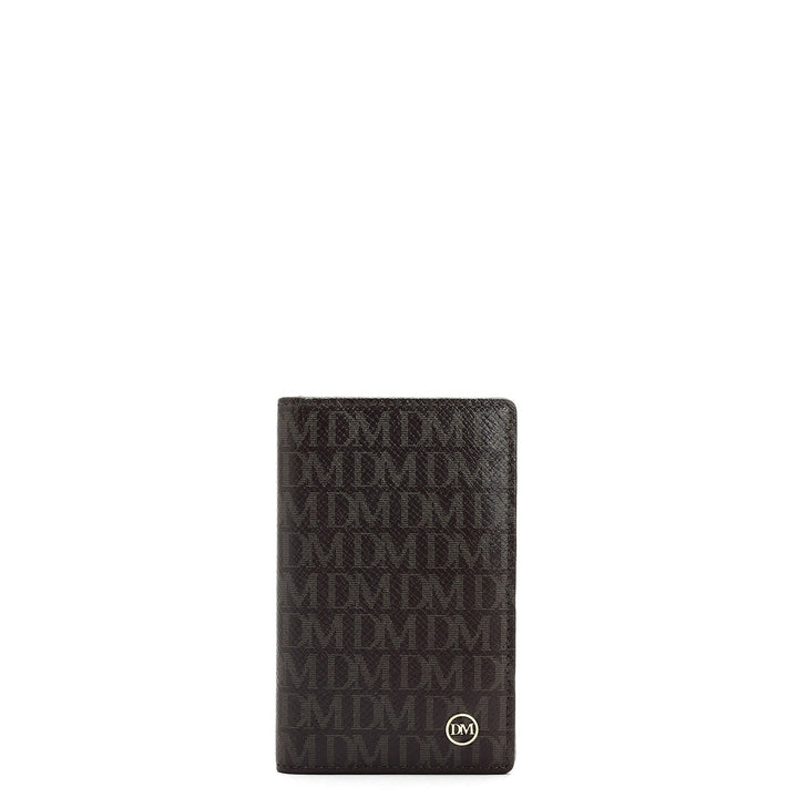 13 Slots Leather Card Case - Chocolate