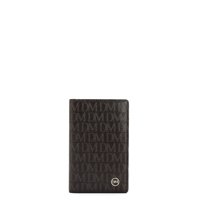 13 Slots Leather Card Case - Chocolate
