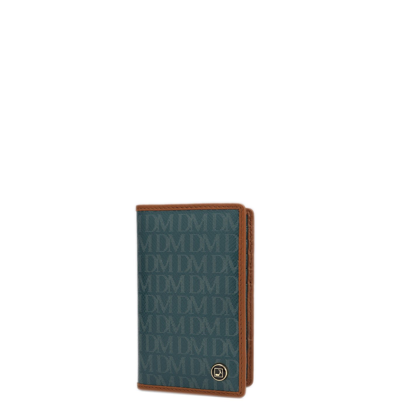 Monogram Leather Card Case - Octane