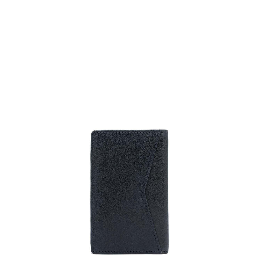 13 Slots Leather Card Case - Dark Blue