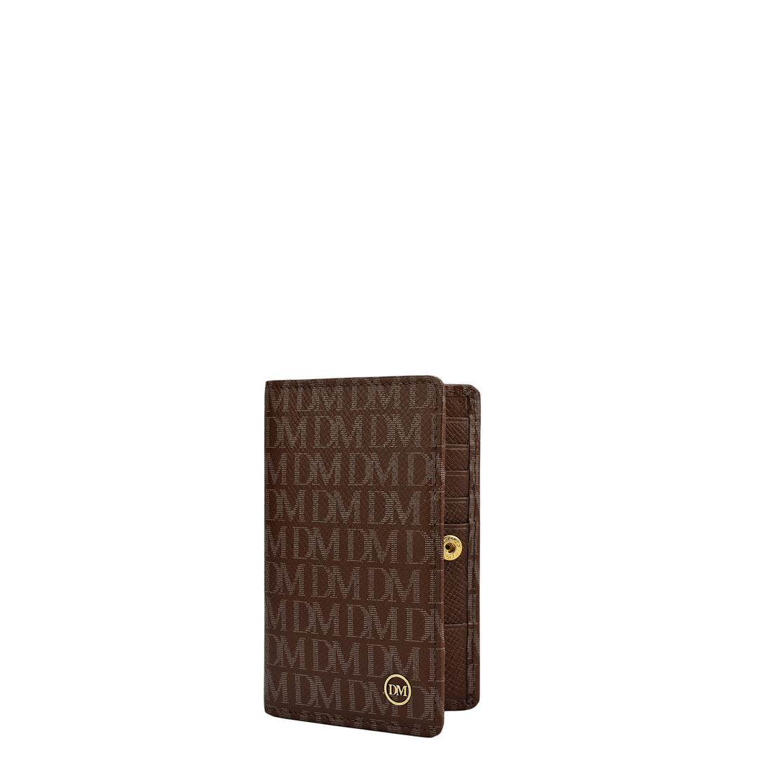 6 Slots Leather Card Case - Date