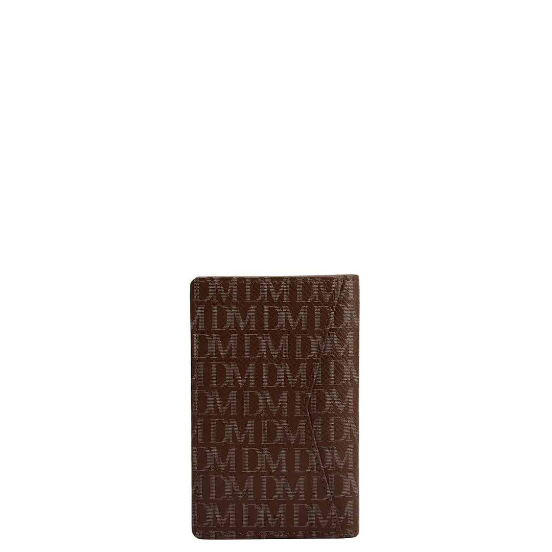 6 Slots Leather Card Case - Date
