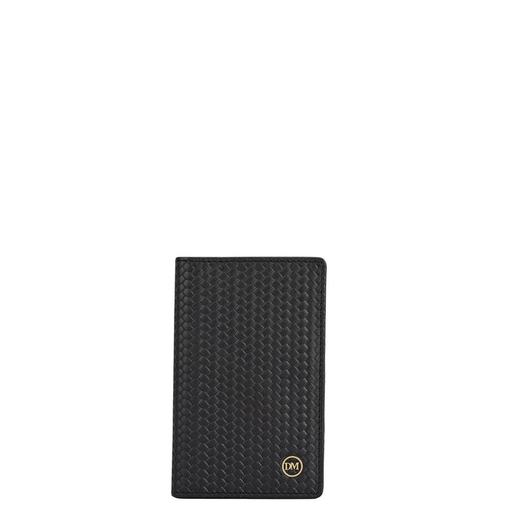 Multi Slot Leather Card Case - Black