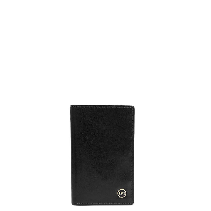10 Slots Leather Card Case - Black