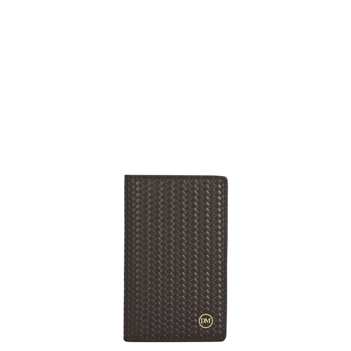 Multi Slot Leather Card Case - Brown