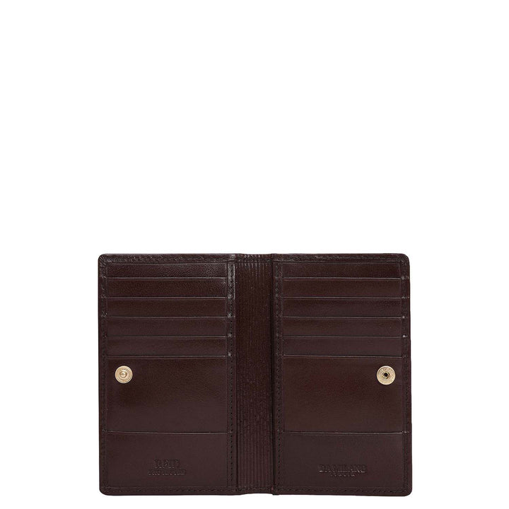 10 Slots Leather Card Case - Brown