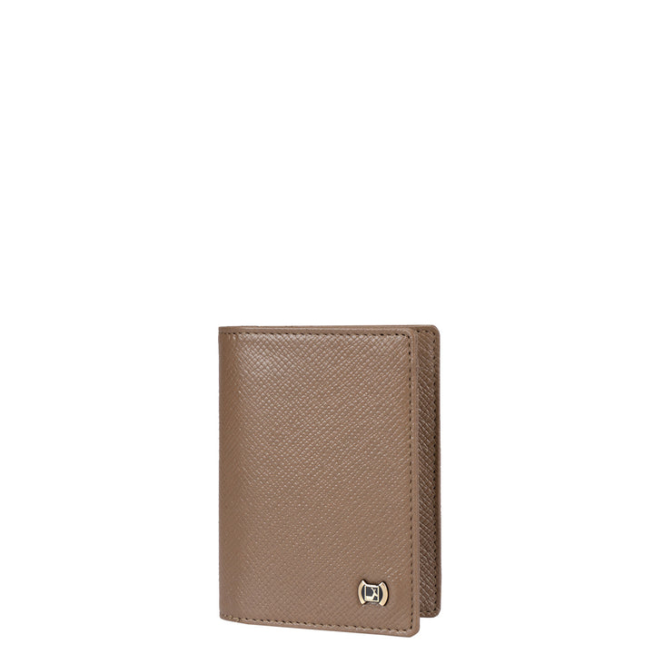 Franzy Leather Card Case - Cafe