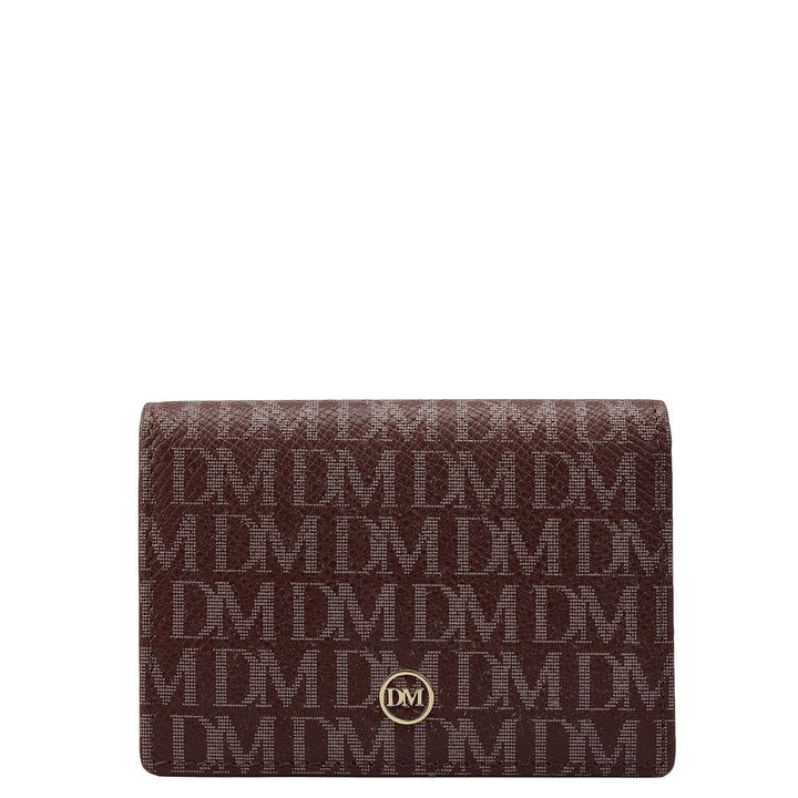 4 Slots Leather Card Case - Date