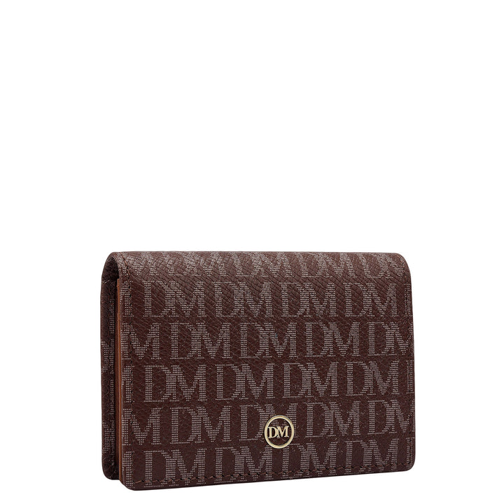 4 Slots Leather Card Case - Date