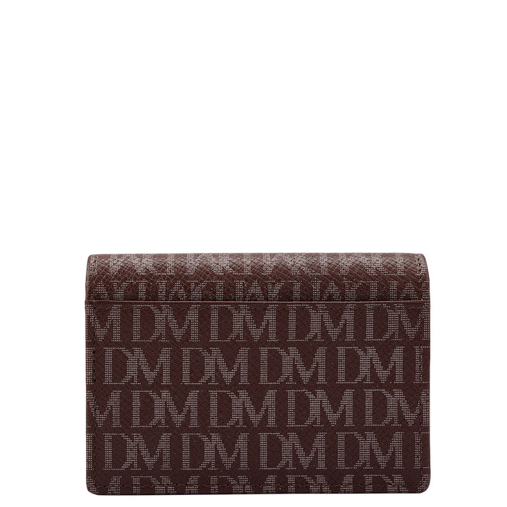 4 Slots Leather Card Case - Date