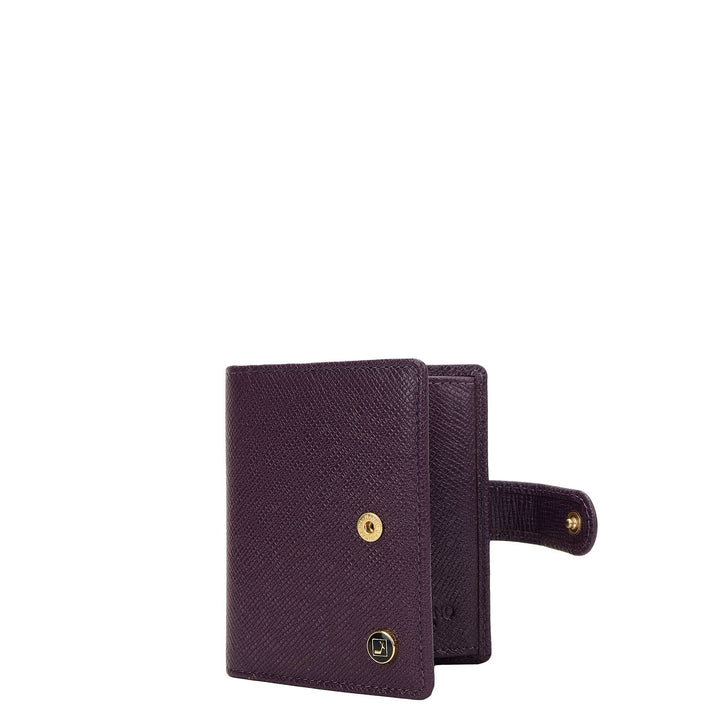 Multi Slot Leather Card Case - Grapevine