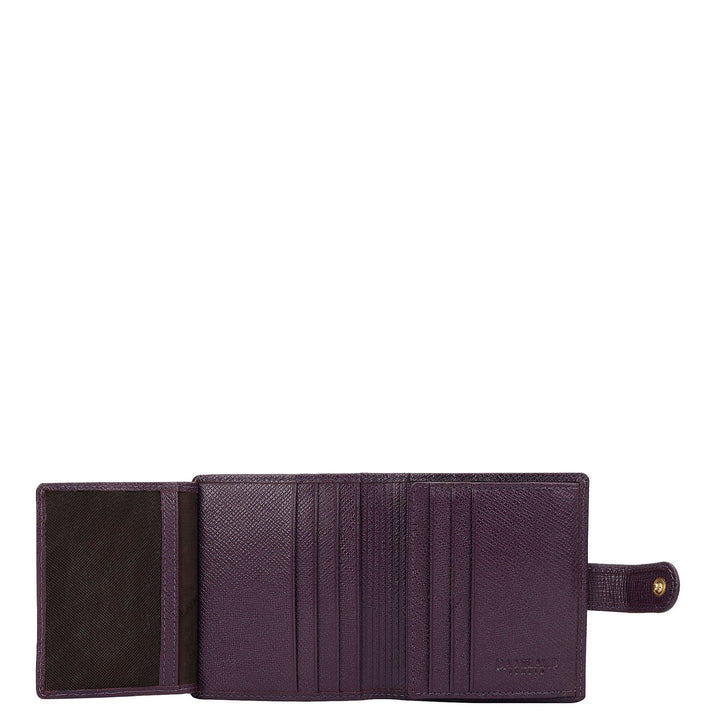 Multi Slot Leather Card Case - Grapevine