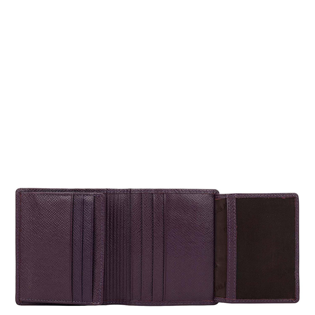 Multi Slot Leather Card Case - Grapevine