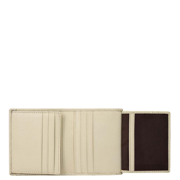 12 Slots Leather Card Case - White