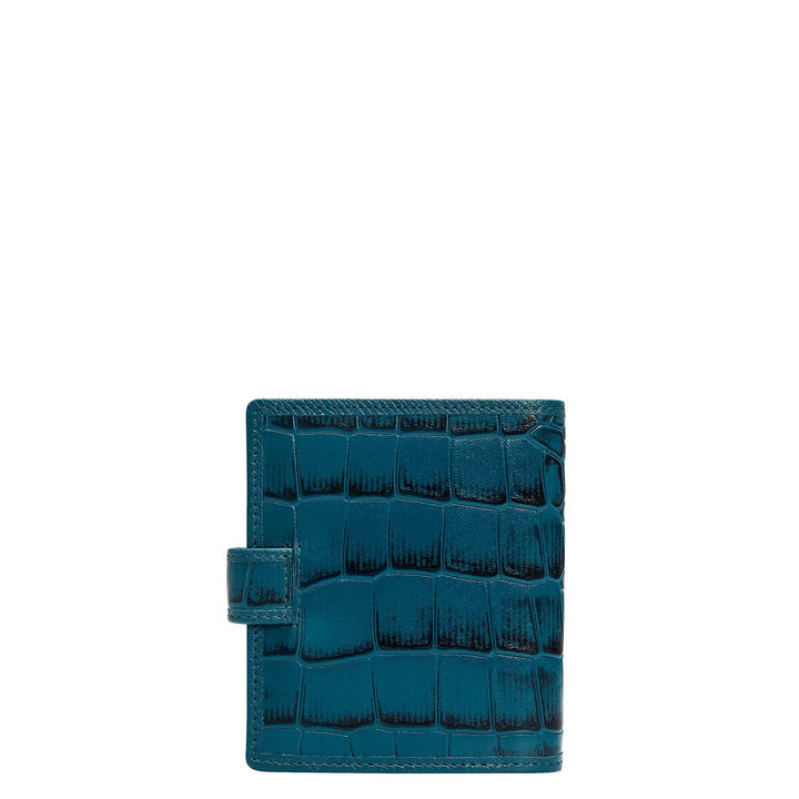 Multi Slots Leather Card Case - Teal