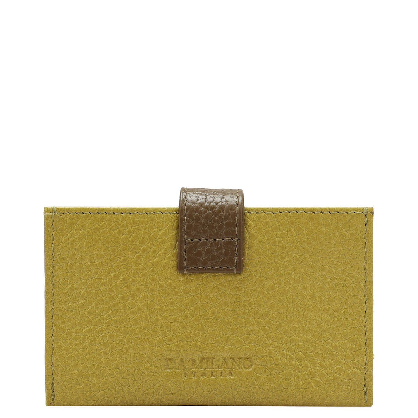 Wax Leather Card Case - Green Tea