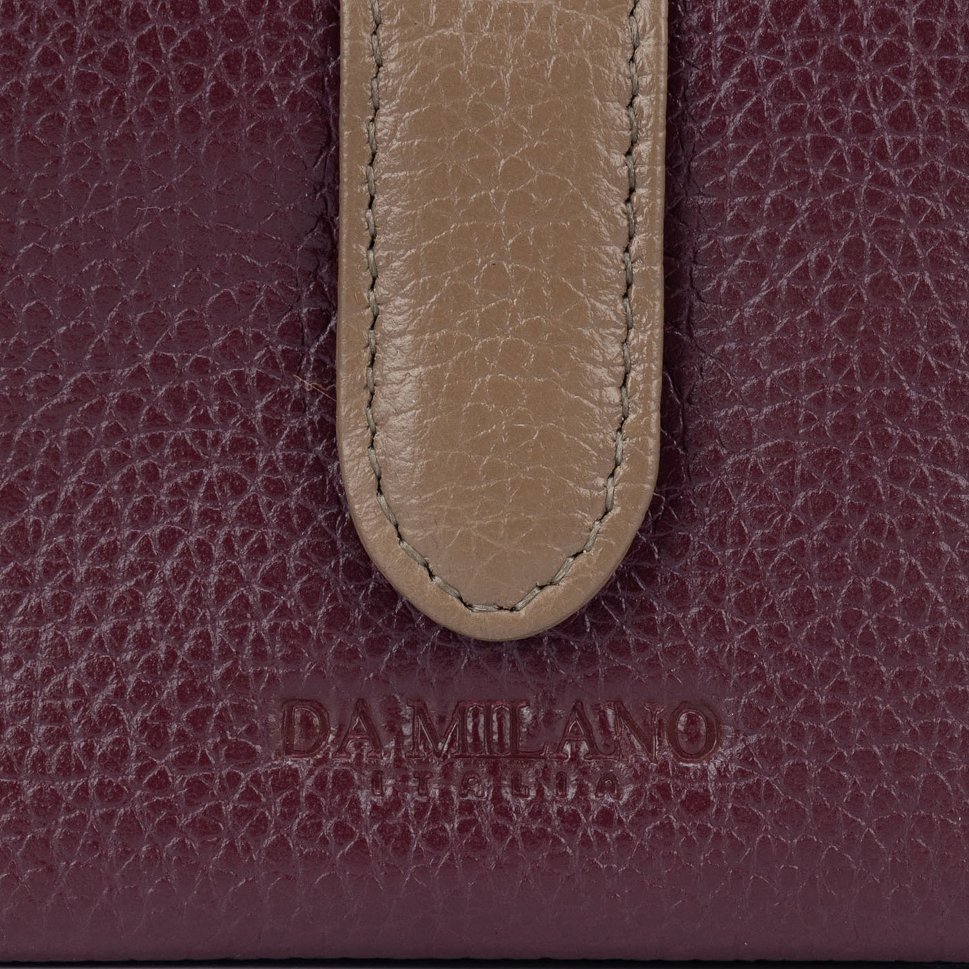 Wax Leather Card Case - Blood Stone