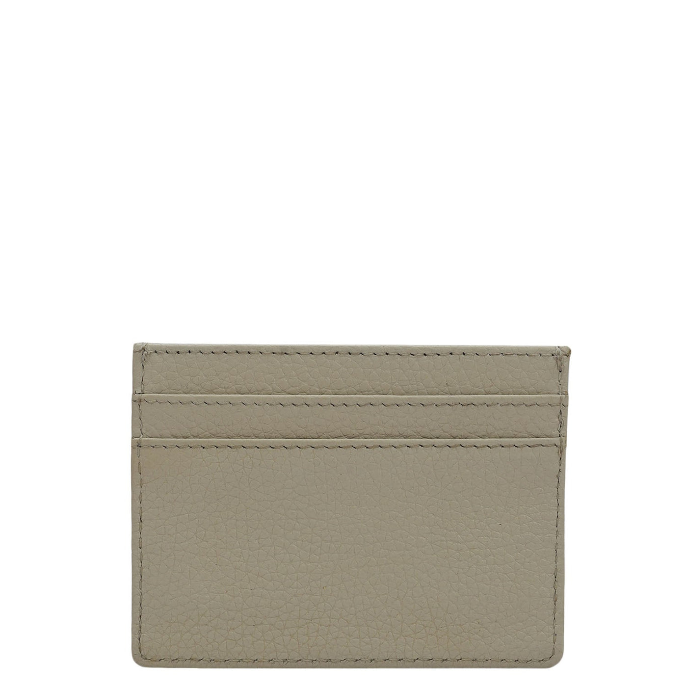 5 Slots Leather Card Case - Khaki