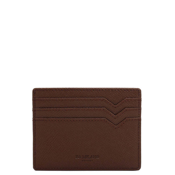 6 Slots Leather Card Case - Date