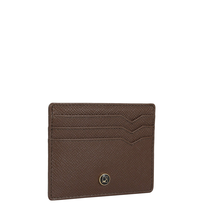 6 Slots Leather Card Case - Date