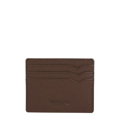 6 Slots Leather Card Case - Date