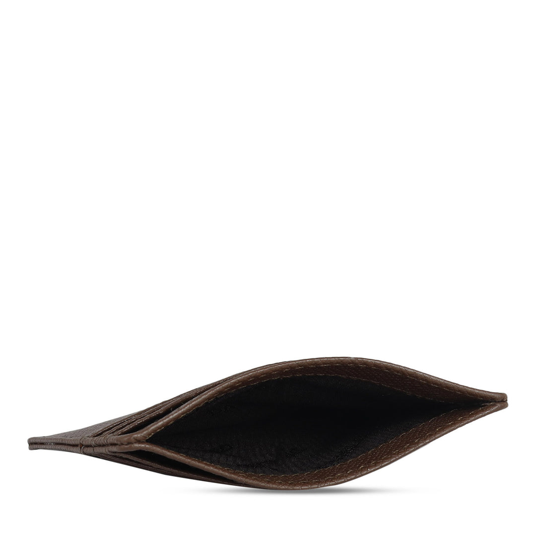 6 Slots Leather Card Case - Date