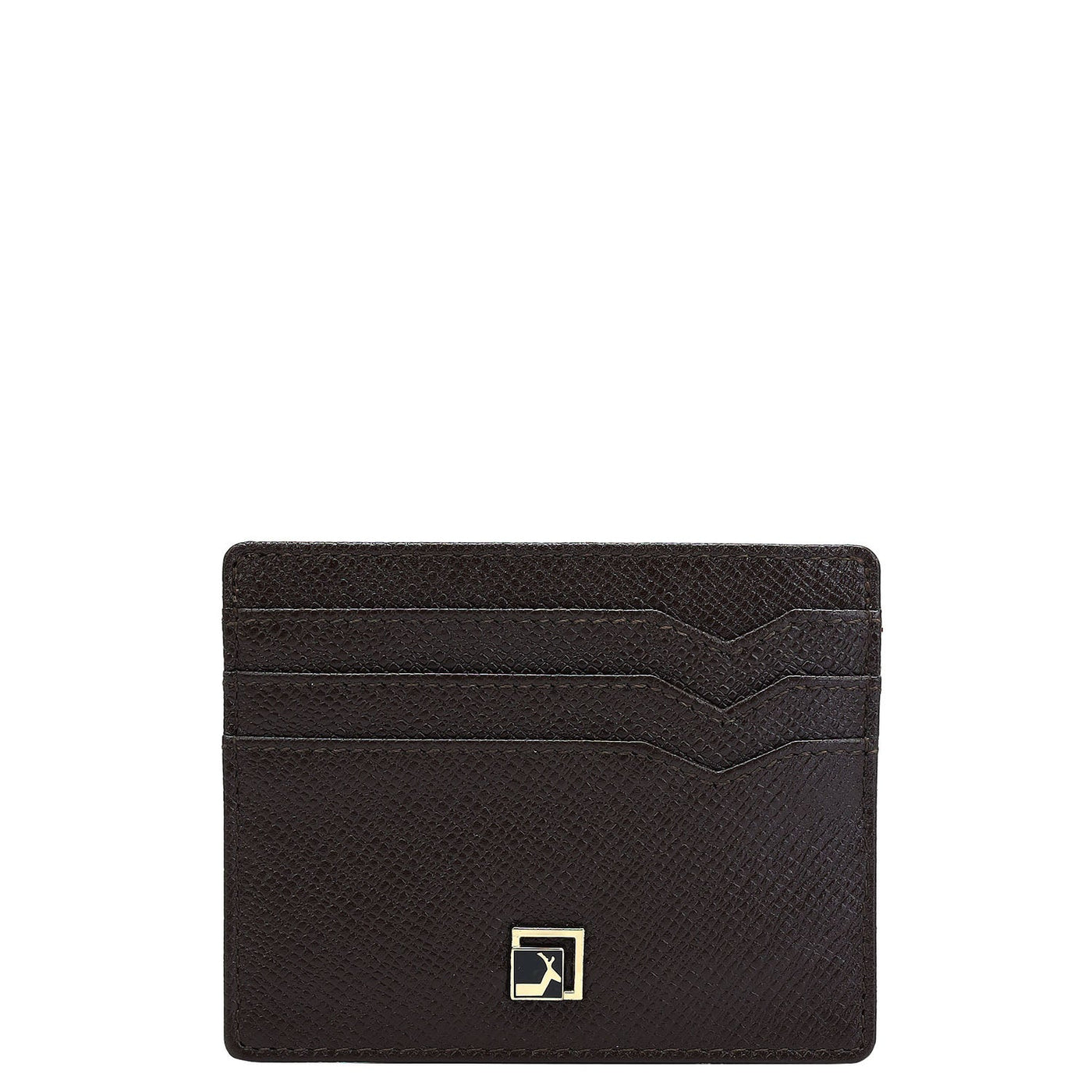7 Slots Leather Card Case - Chocolate