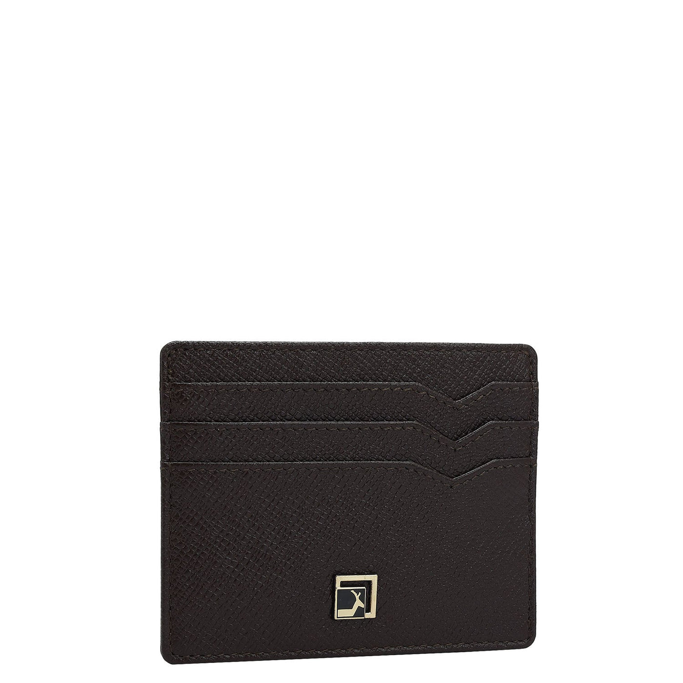 7 Slots Leather Card Case - Chocolate