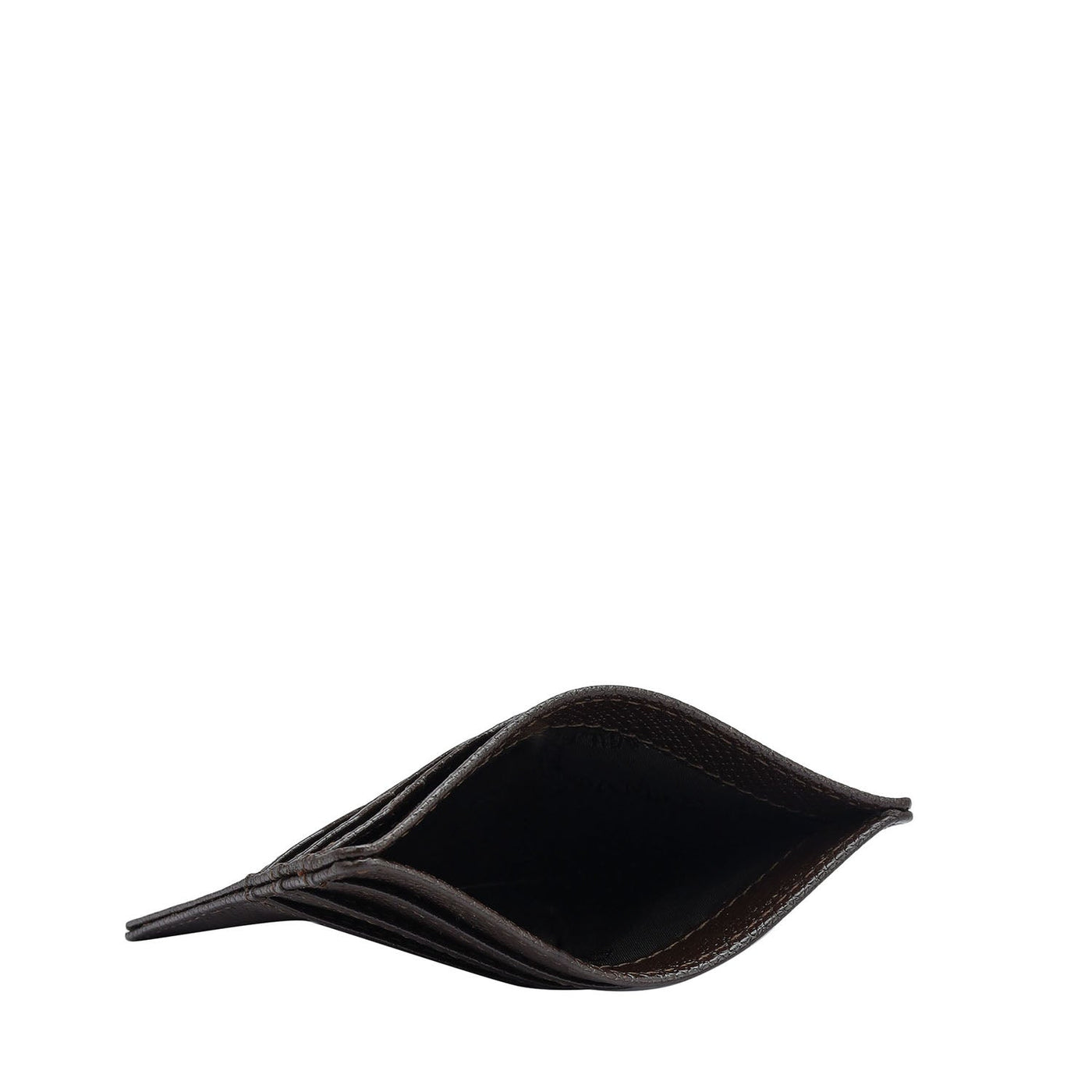 7 Slots Leather Card Case - Chocolate