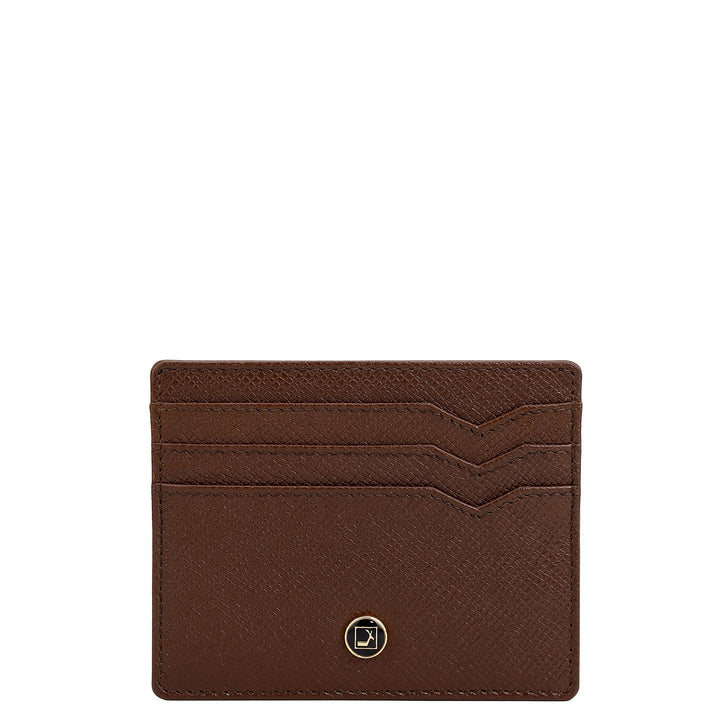 7 Slots Leather Card Case - Date
