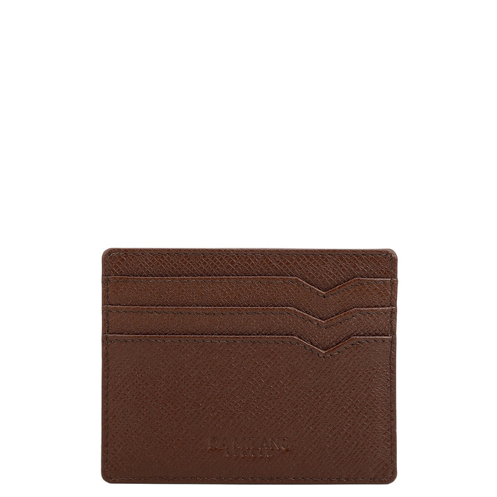 7 Slots Leather Card Case - Date