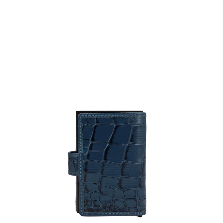 Card Holder Leather Card Case - Ocean