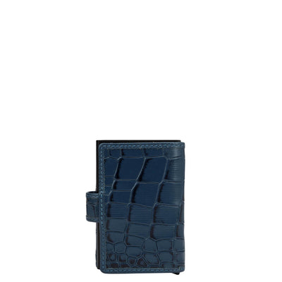 Card Holder Leather Card Case - Ocean