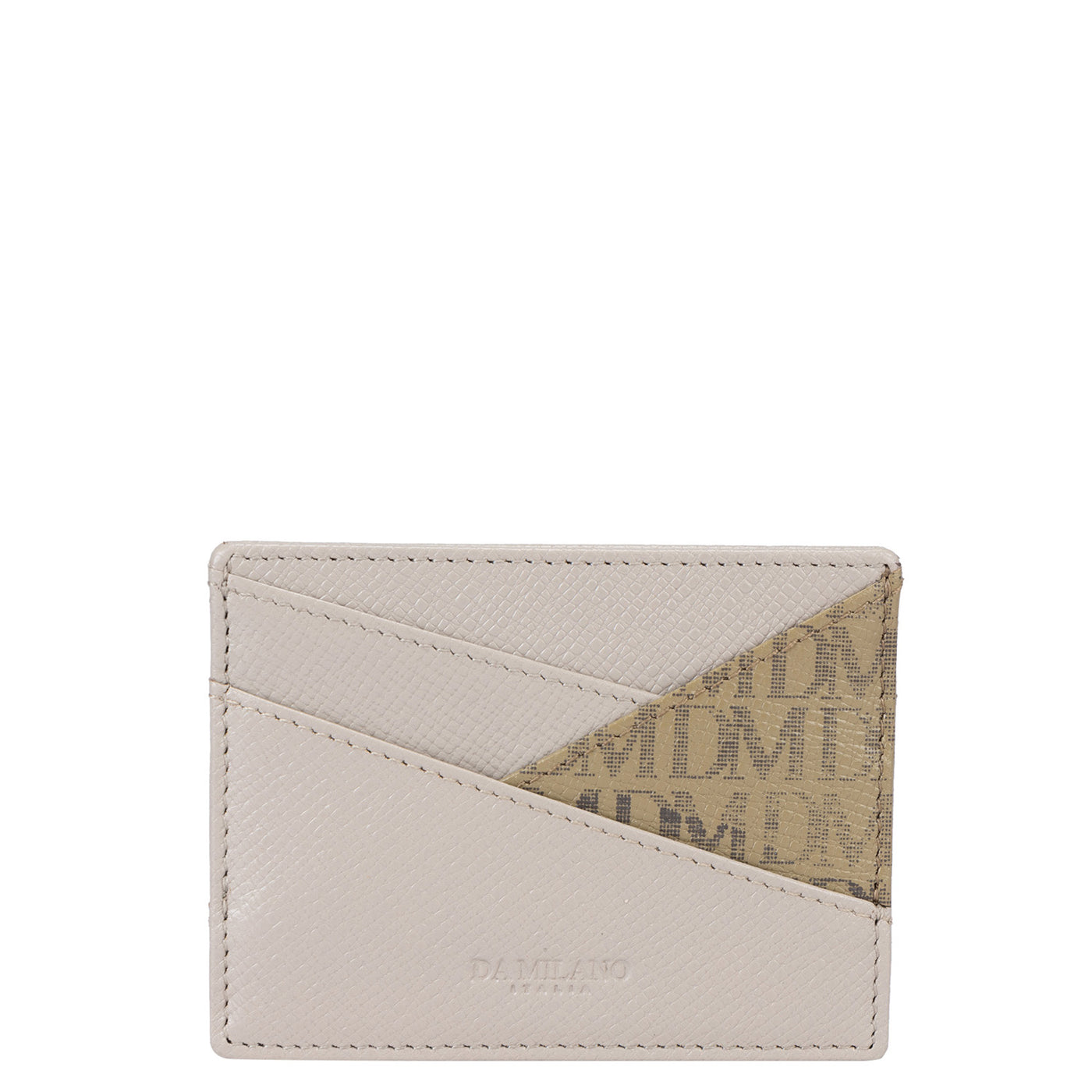 Da Milano Franzy Monogram Leather Card Case - Lamb & Turtle