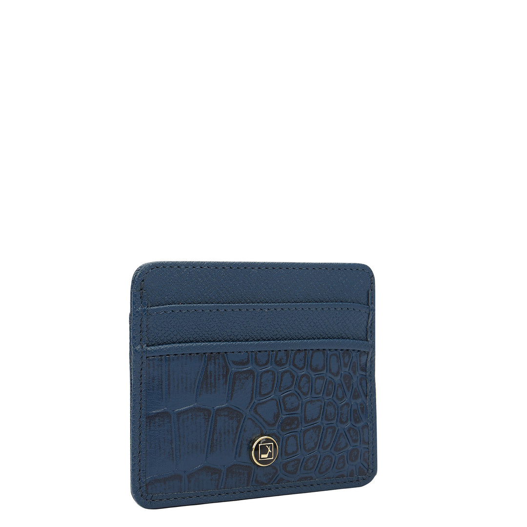 5 Slots Leather Card Case - Twilight