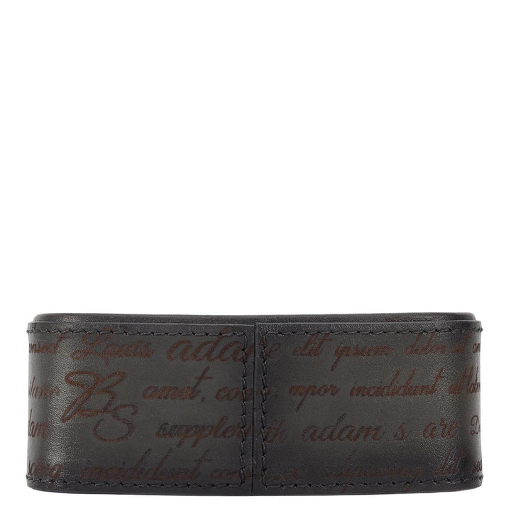 Multi Slot Leather Card Case - Grey