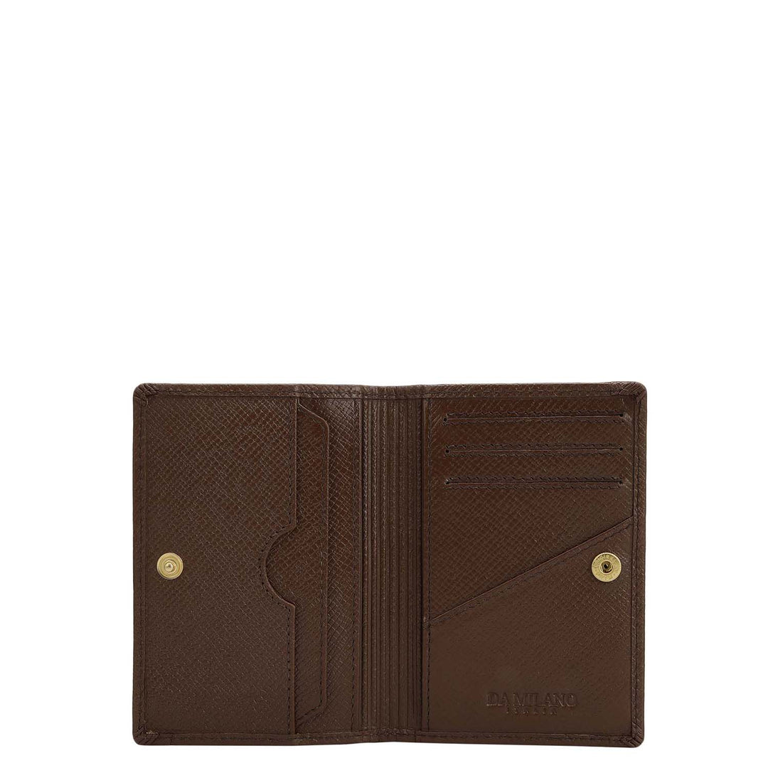 5 Slots Leather Card Case - Date