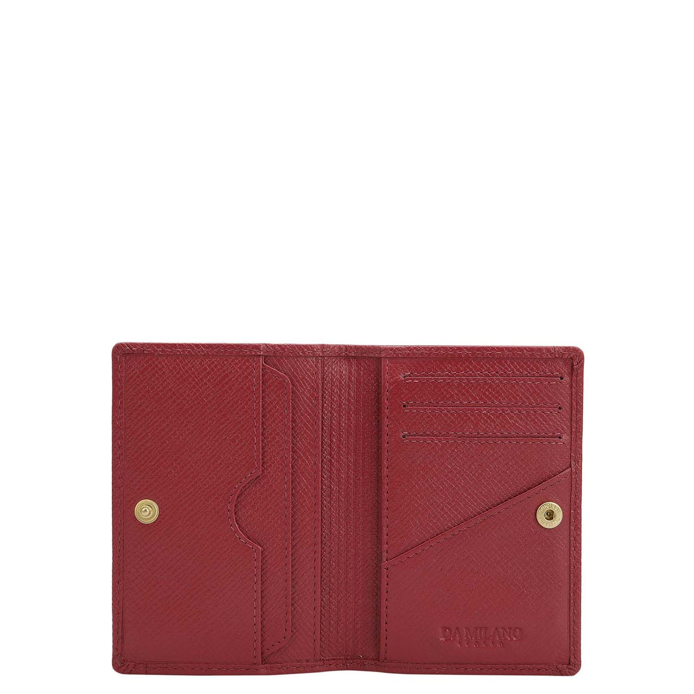 5 Slots Leather Card Case - Plumberry