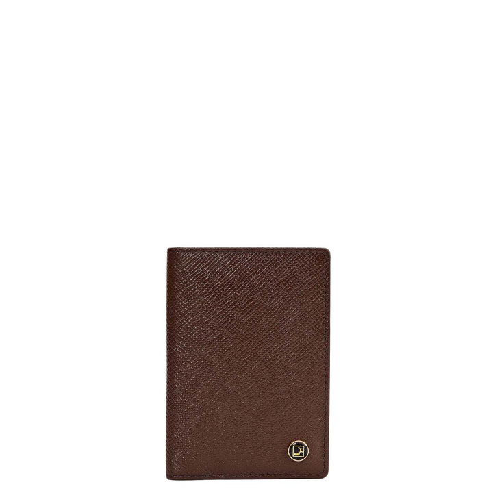 5 Slots Leather Card Case - Walnut