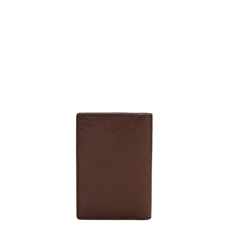 5 Slots Leather Card Case - Walnut