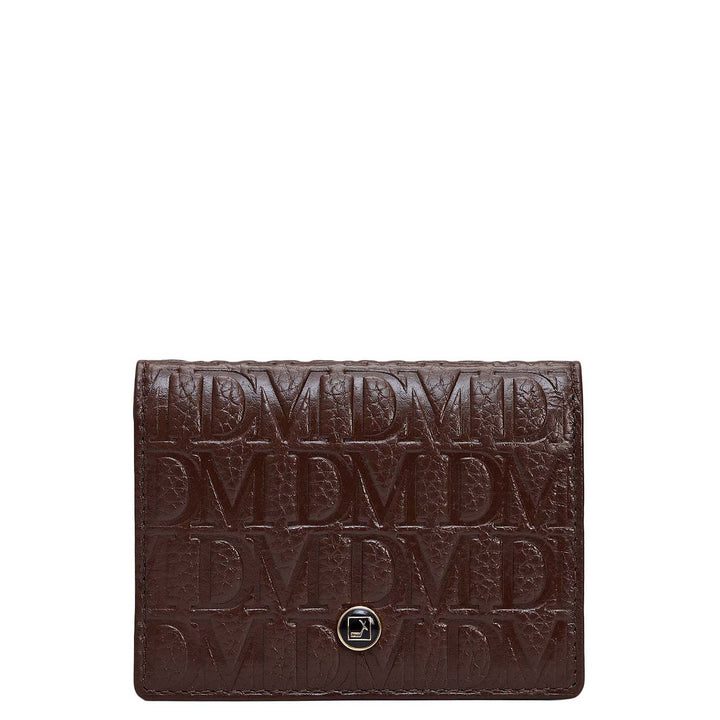 4 Slots Leather Card Case - Mocha