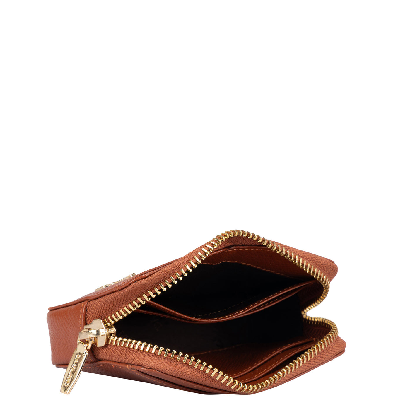 Franzy Leather Card Case - Rust