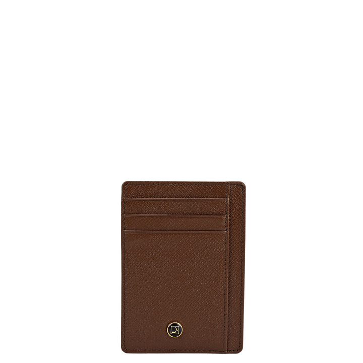 9 Slots Franzy Leather Card Case - Date