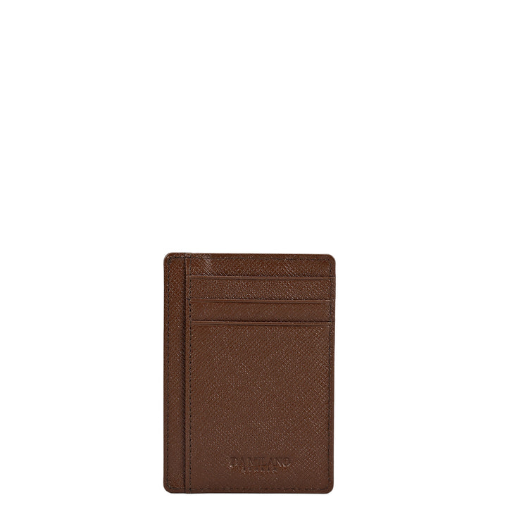 9 Slots Franzy Leather Card Case - Date