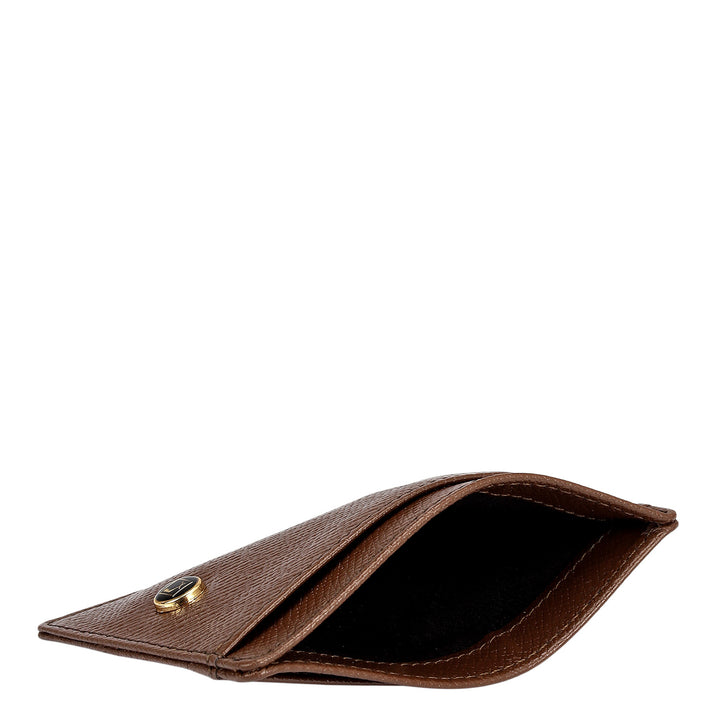 9 Slots Franzy Leather Card Case - Date