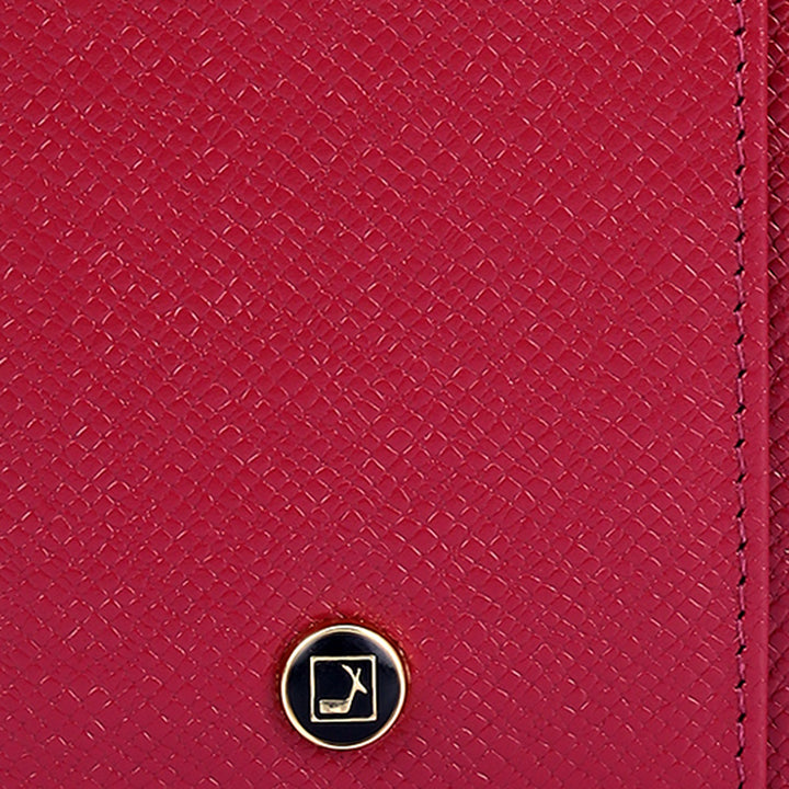 9 Slots Leather Card Case - Plumberry